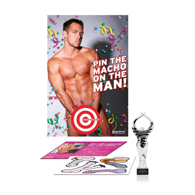 Bachelorette Party Favours Pin The Macho On The Man Game