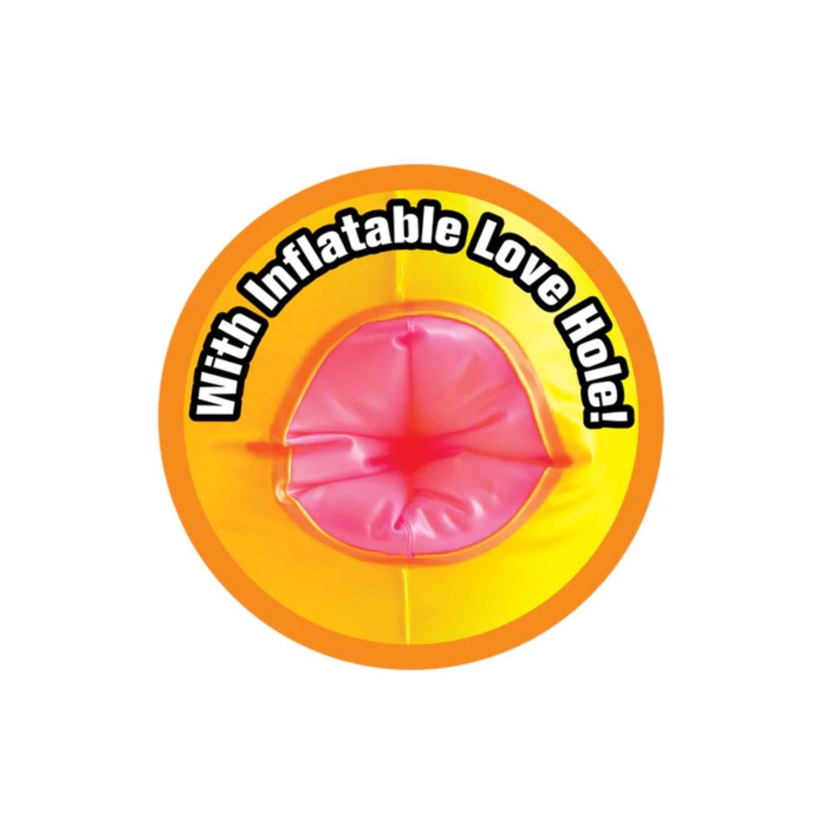 Bachelorette Party Favours F*ck A Duck Inflatable Bath Toy Yellow Orange