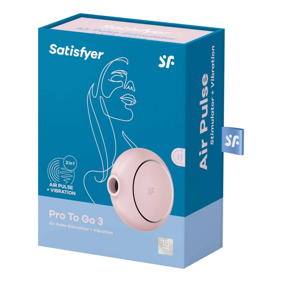 Satisfyer Pro To Go 3 Air Pulse Stimulator Rose