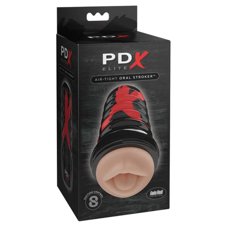 PDX Elite Air Tight Oral Stroker Pink Black