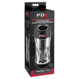 PDX Elite ViewTube Pro Vibrating Masturbator Clear