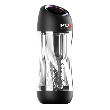 PDX Elite ViewTube Pro Vibrating Masturbator Clear