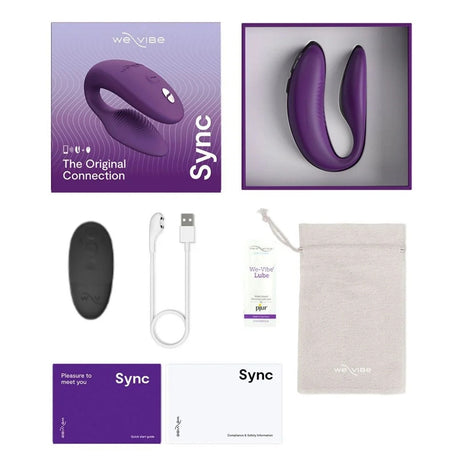 We-Vibe Sync 2nd Generation Couples Vibrator Purple