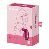 Satisfyer Spot On 1 Lay On Vibrator Berry Red