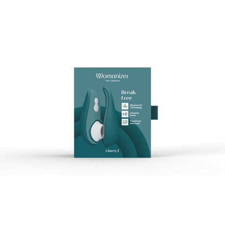 Womanizer Liberty 2 Pleasure Air Clitoral Stimulator Dark Petrol